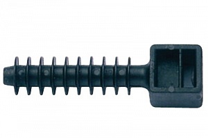 База дюбельного типа, черная, 37х6,5