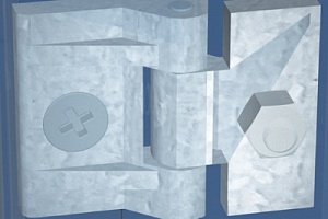 Петли для корпусов CDE, 6шт.
